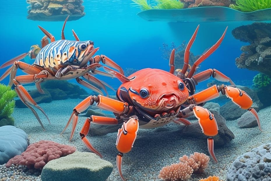 Aquarium crabs